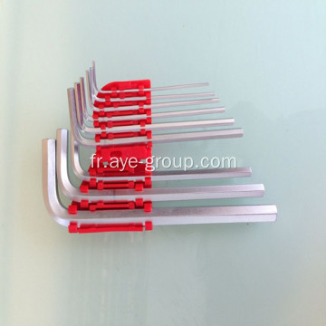 Flat Head 9pcs Hex Allen Key